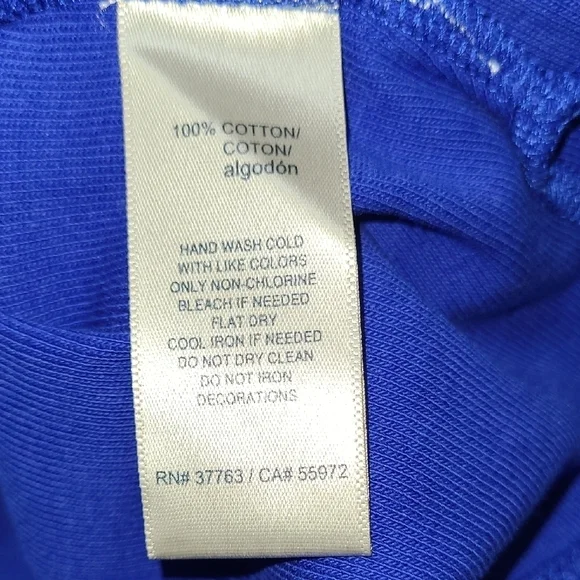 Rafaella Blue Tunic with Silver Accents - Picture 3 of 4